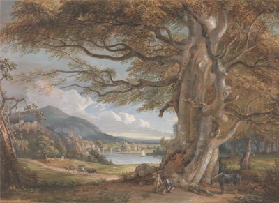 Bridgenorth, Shropshire by Paul Sandby